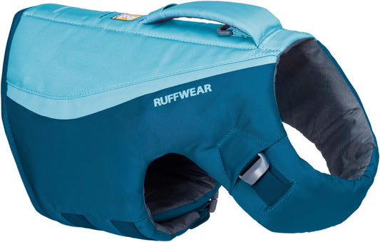 Float Coat Dog Life Jacket, Premium Buoyancy Swim Vest with Lift Handle, Secure Fit & Reflective Trim, Adjustable Flotation for Swimming, Boating, & Outdoor Adventures, Deep Blue, X-Small